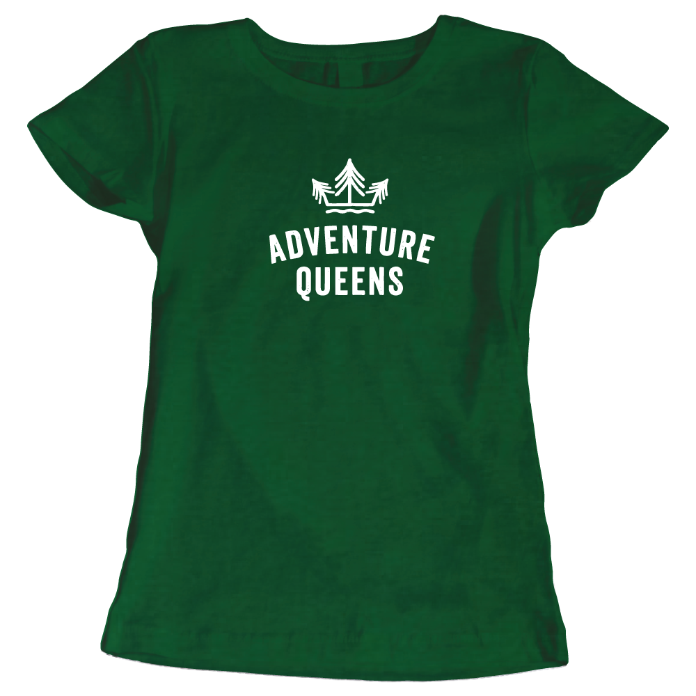Adventure Queens logo women's t-shirt