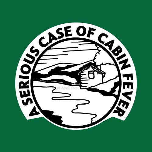 A Serious Case of Cabin Fever Sticker | Camping Themed Sticker