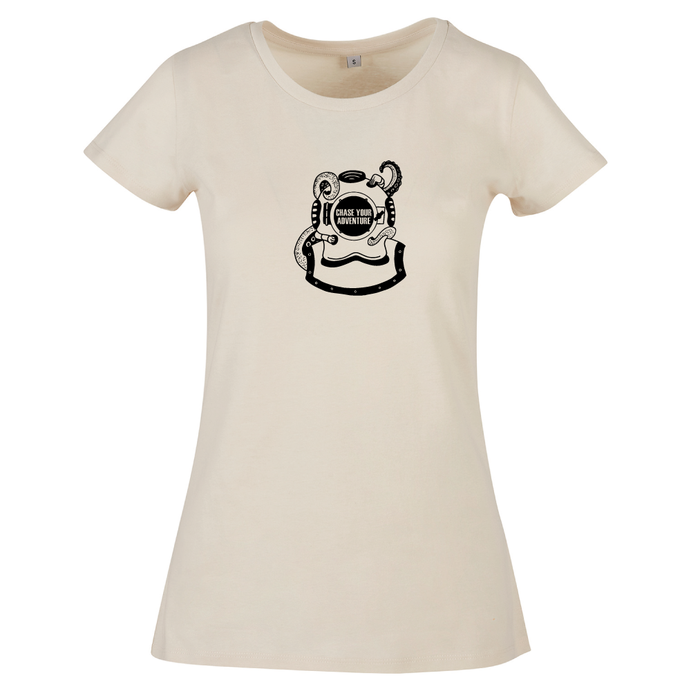 Chase Your Adventure Diving Sea Ocean Lovers Ladies T-Shirt