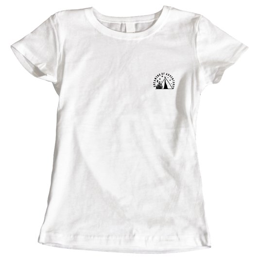 Dreaming of Adventure Camping Themed Ladies T-Shirt