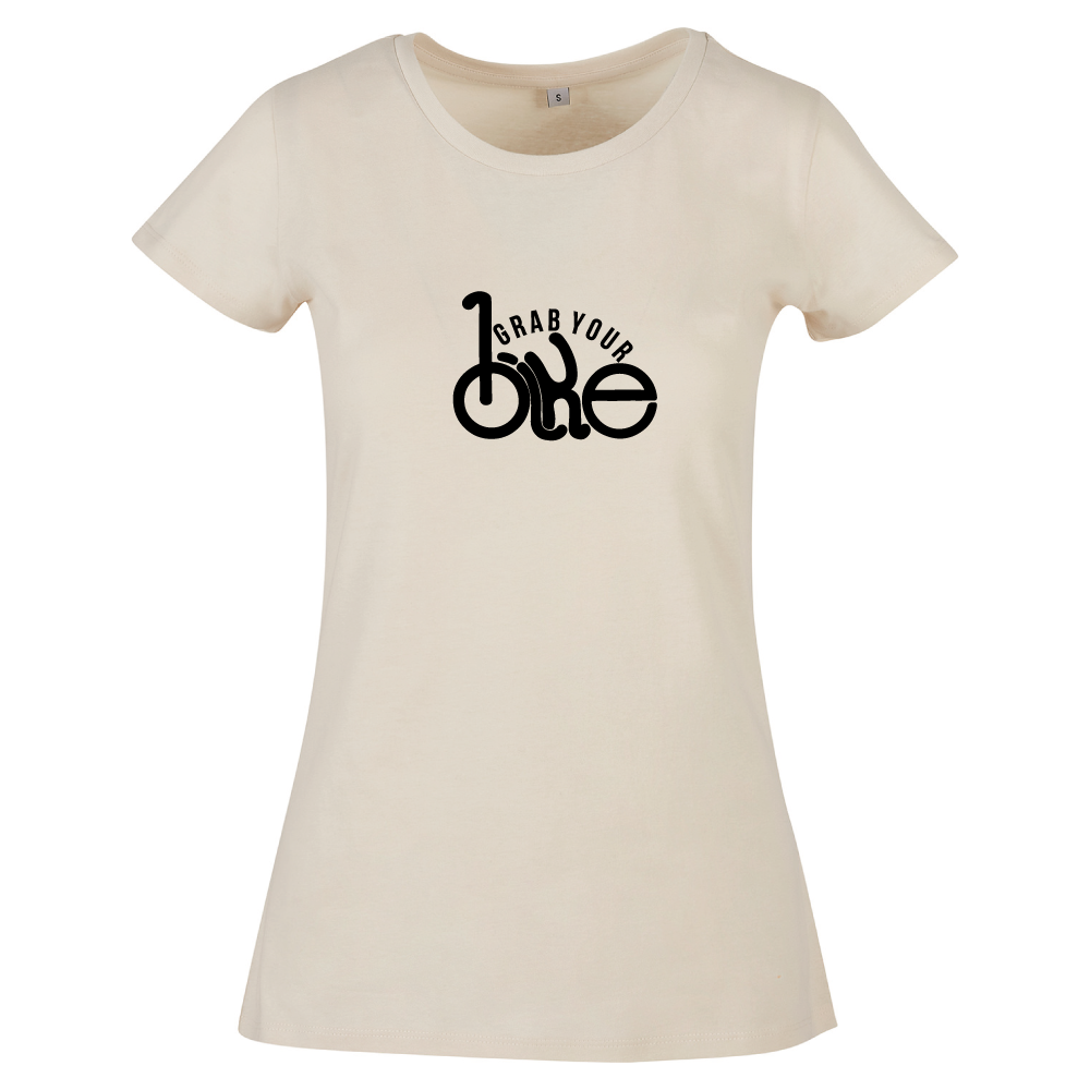 Grab Your Bike Cycling Bicycle Themed Ladies T-Shirt