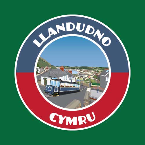 Llandudno Cymru Sticker | Holiday Visitor Themed Sticker