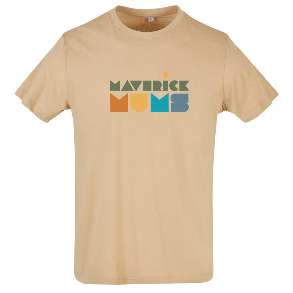 Maverick Mums Rhino & Calf Relaxed Fit T-Shirt | Unisex Adventure Tee | Front & Back Print