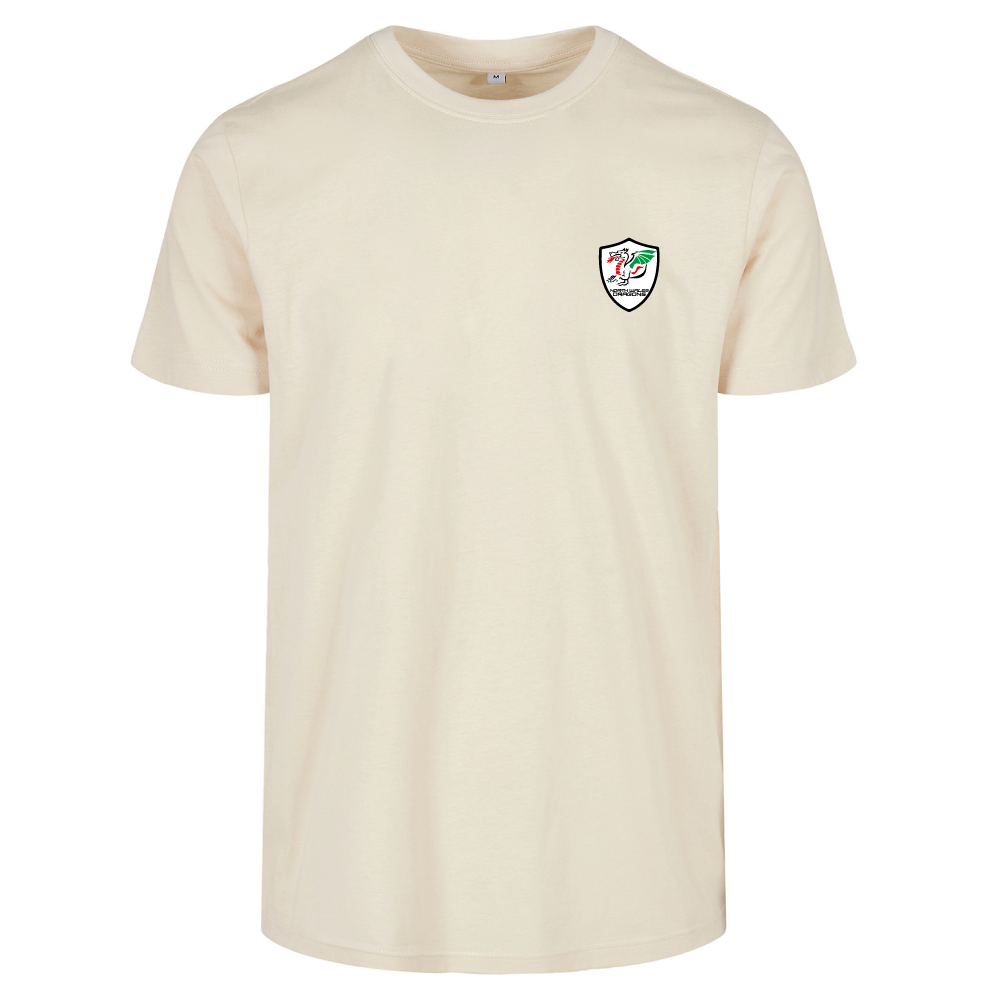 North Wales Dragons Community Football Club Colour Badge Men's T-shirt
