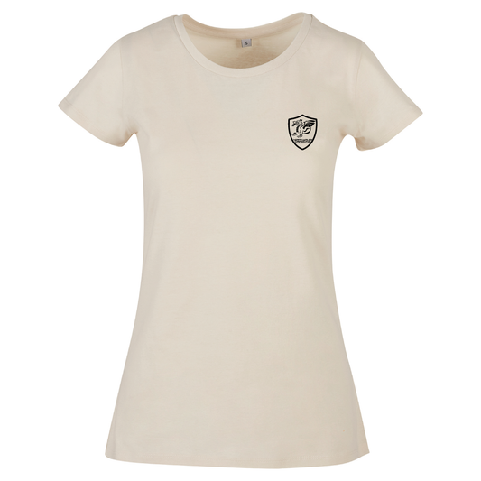 North Wales Dragons Community Football Club Monochrome Badge Women's T-shirt