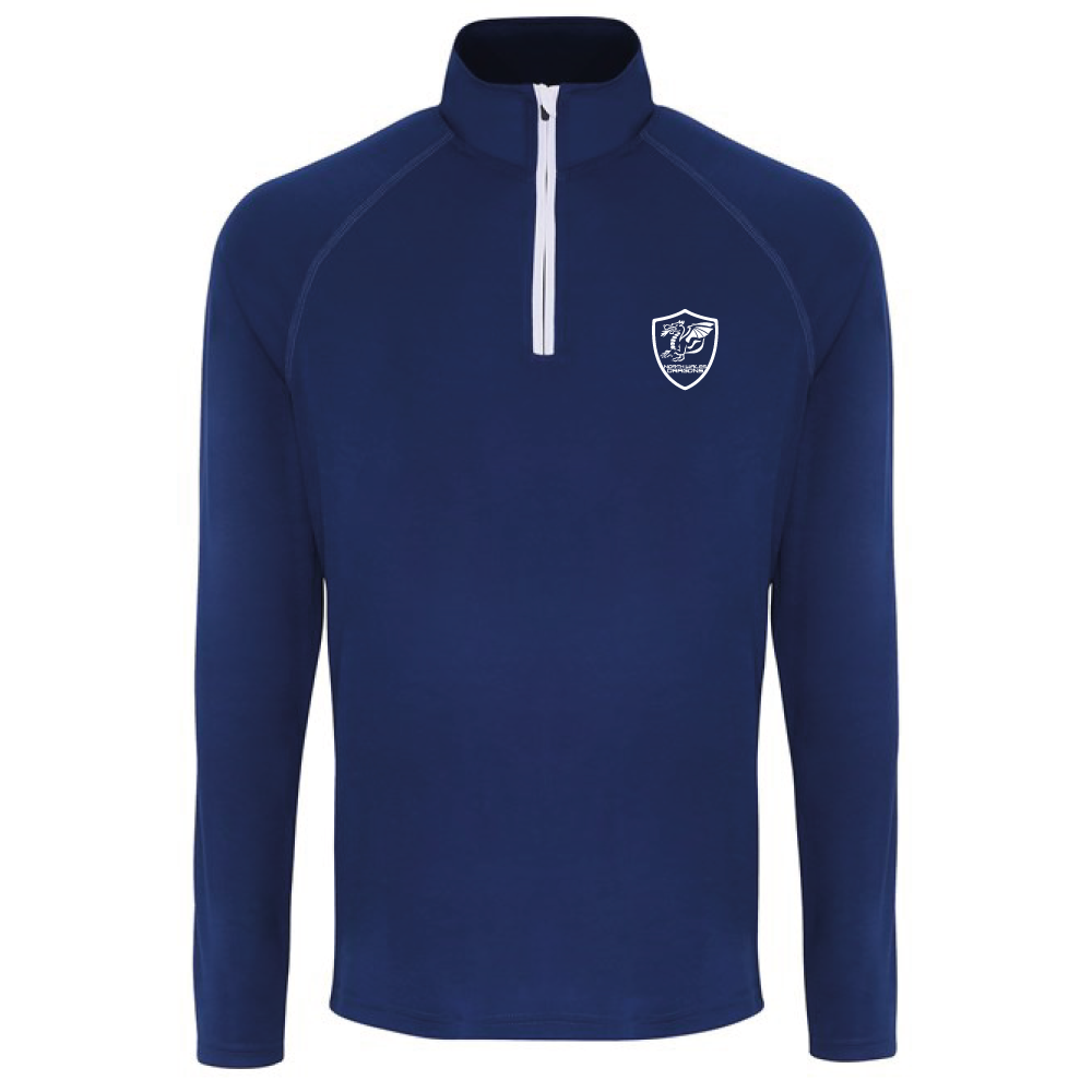 North Wales Dragons - Unisex Branded Quarter Zip Training Jackets