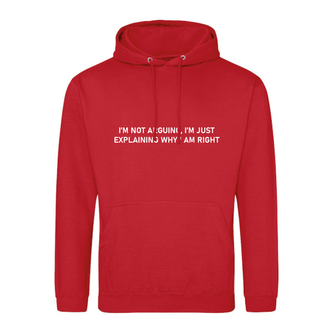 Outperform Training and Coaching - I'm Not Arguing business slogan hoodie