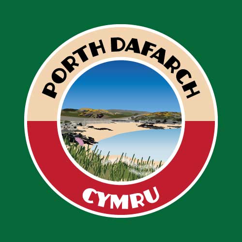 Porth Dafarch Cymru Sticker | Holiday Visitor Themed Sticker