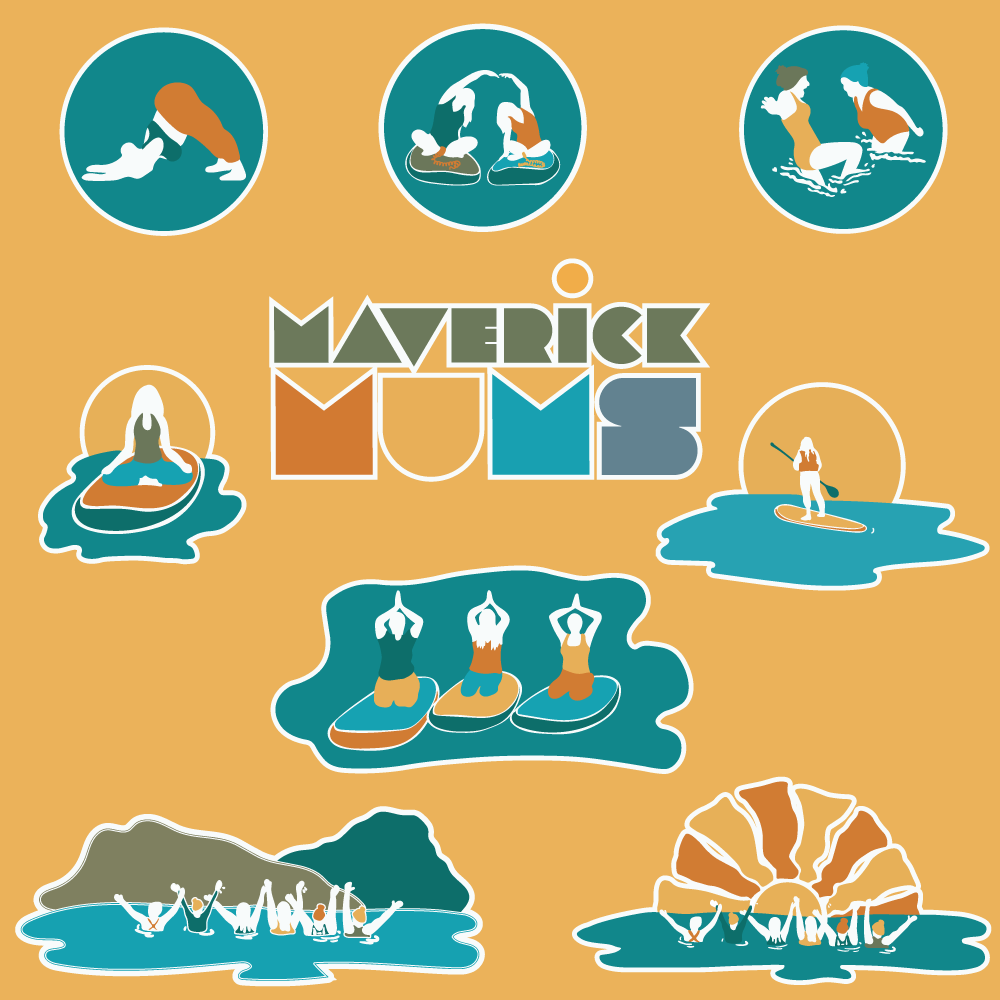 Maverick Mums Adventure Sticker | Waterproof Vinyl Sticker | Outdoor Decal