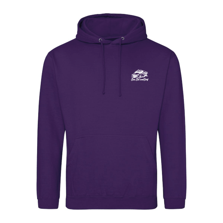 Sun, Sea, and Surf Surfing Themed Hoody