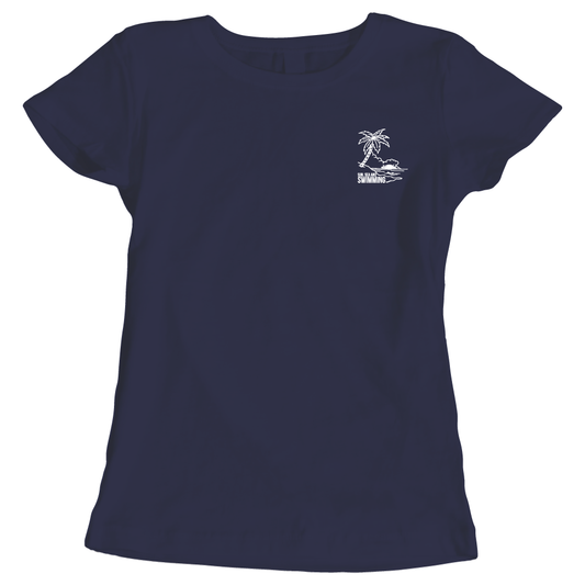 Sun, Sea, and Swimming Ladies T-Shirt
