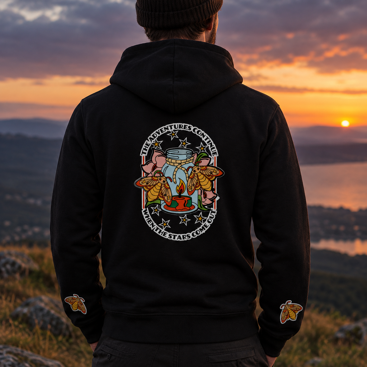 Adventure Hoodie | The Adventure Continues When The Stars Come Out Hoodie