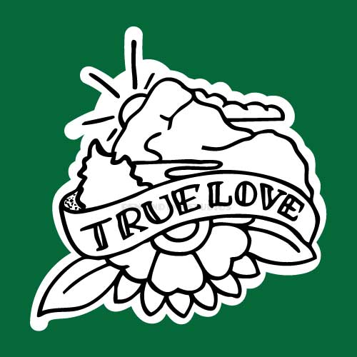 True Love Sticker | Mountain Escape