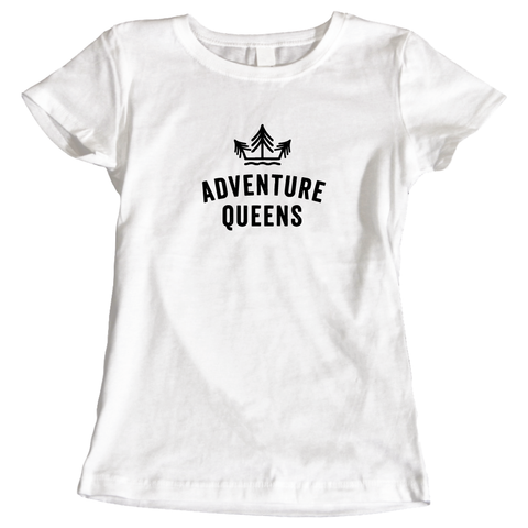Adventure Queens logo women's t-shirt