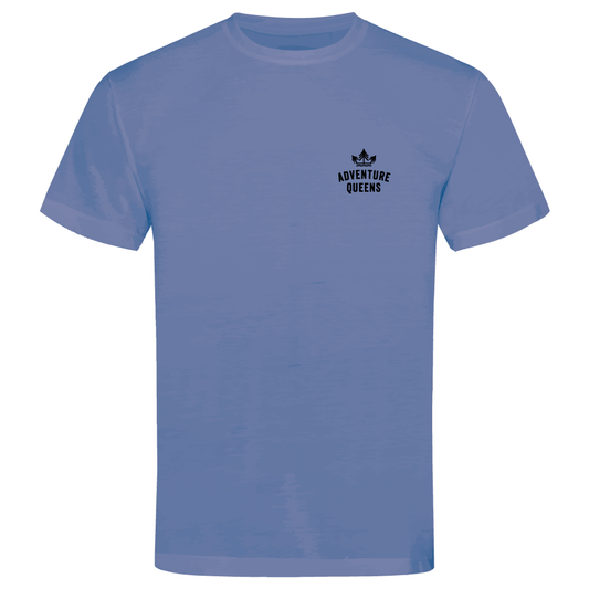 Adventure Queens logo unisex t-shirt with small design