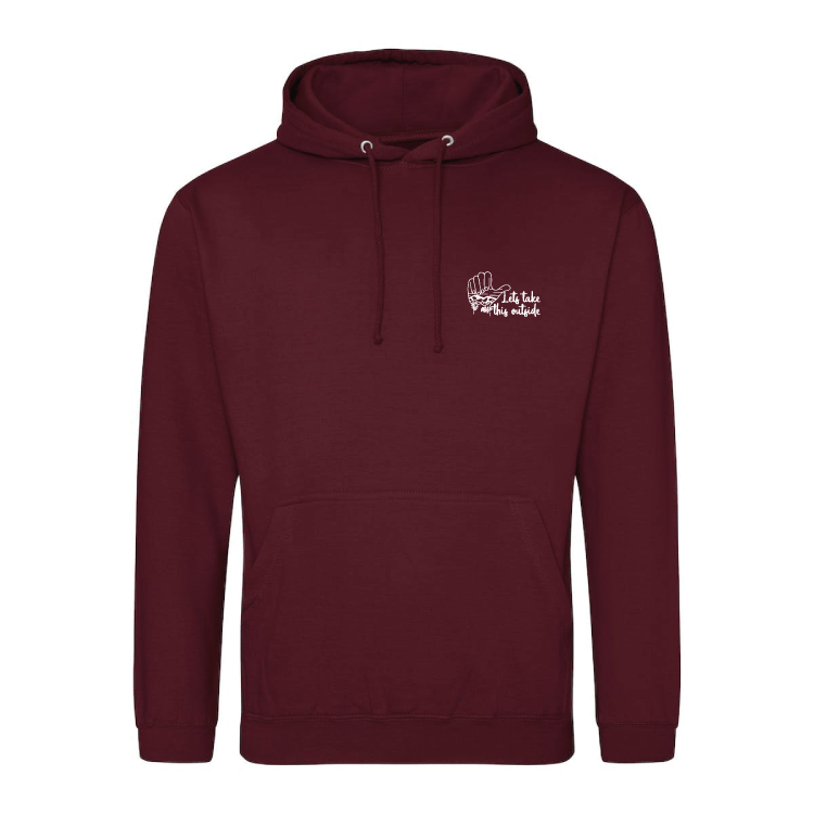 Adventure Queens Let's Take This Outside unisex hoodie with pocket size design