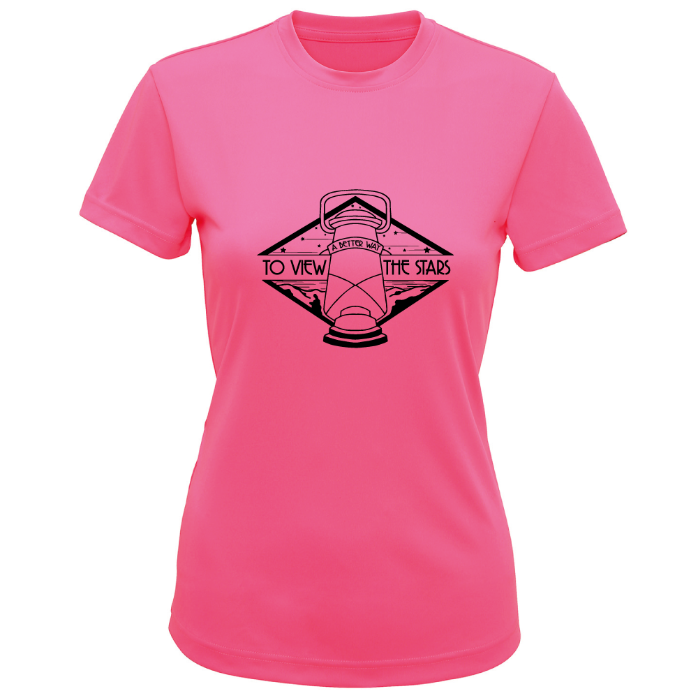 A Better Way to View the Stars Ladies' Camping T-Shirt