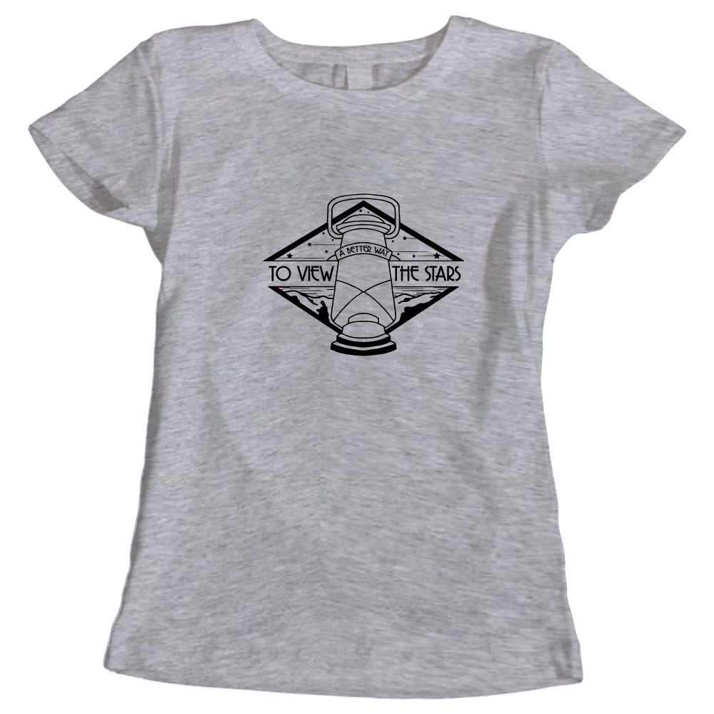 A Better Way to View the Stars Ladies' Camping T-Shirt