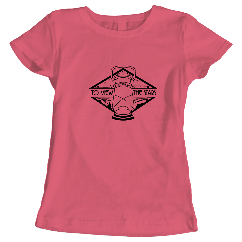 A Better Way to View the Stars Ladies' Camping T-Shirt