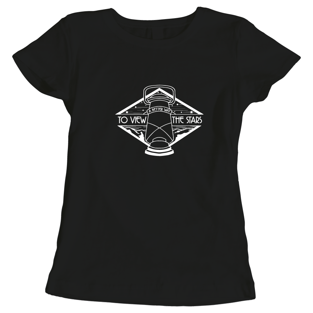 A Better Way to View the Stars Ladies' Camping T-Shirt