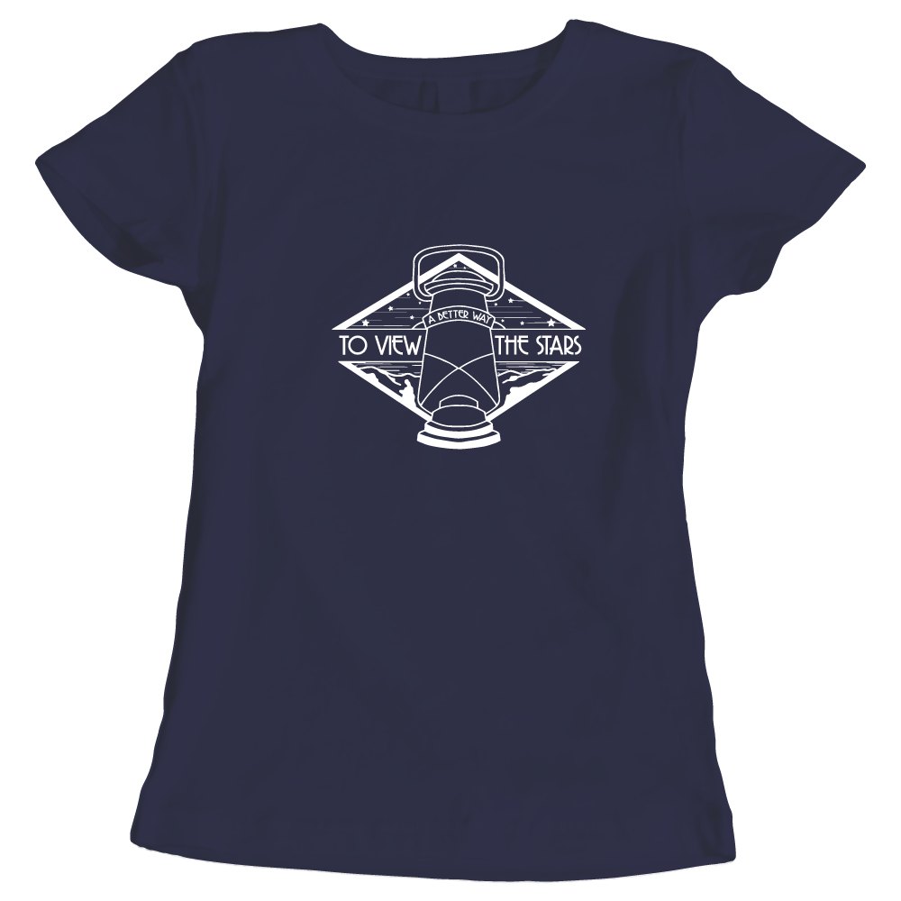 A Better Way to View the Stars Ladies' Camping T-Shirt
