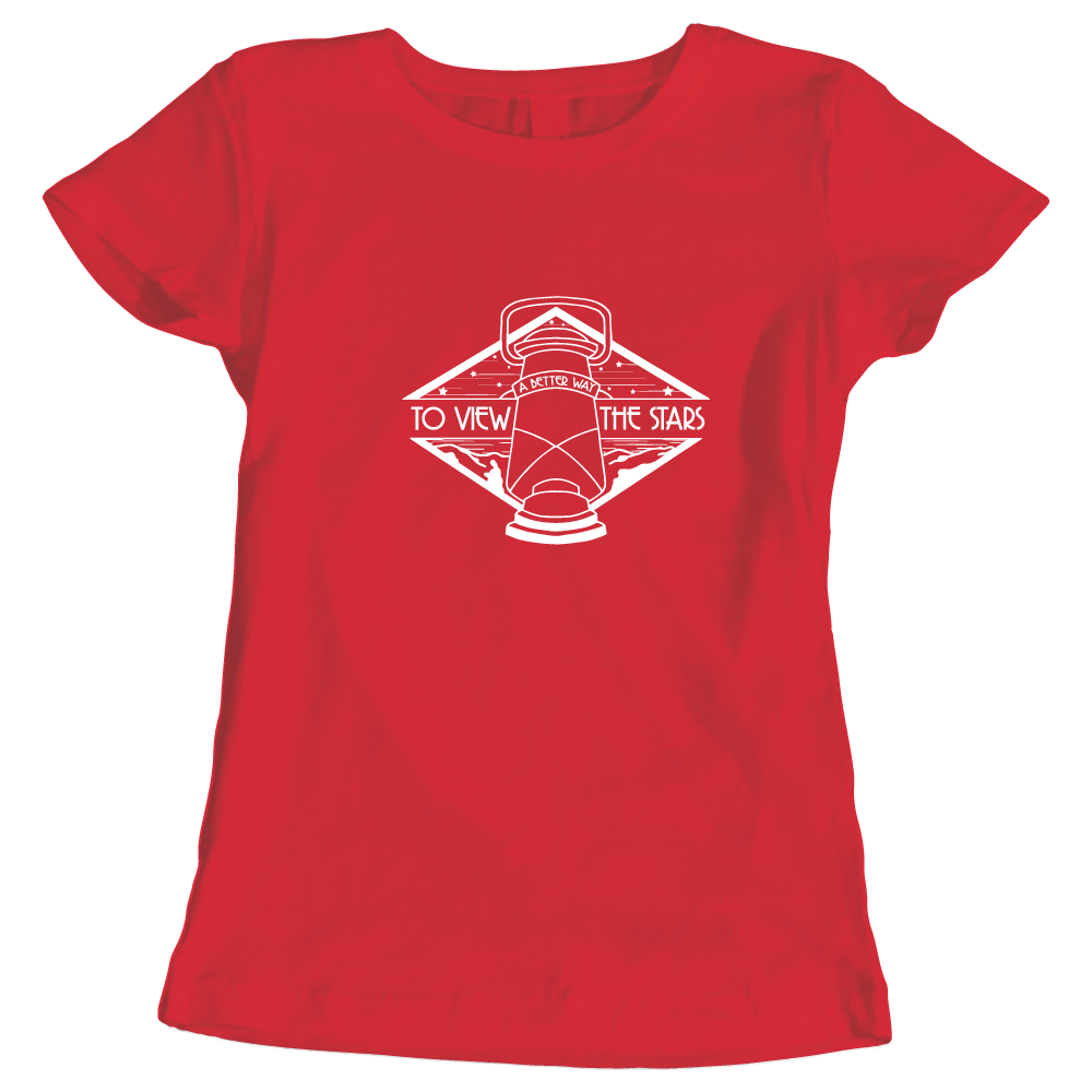 A Better Way to View the Stars Ladies' Camping T-Shirt