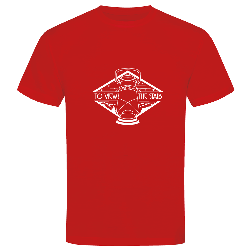 A Better Way To View The Stars camping t-shirt