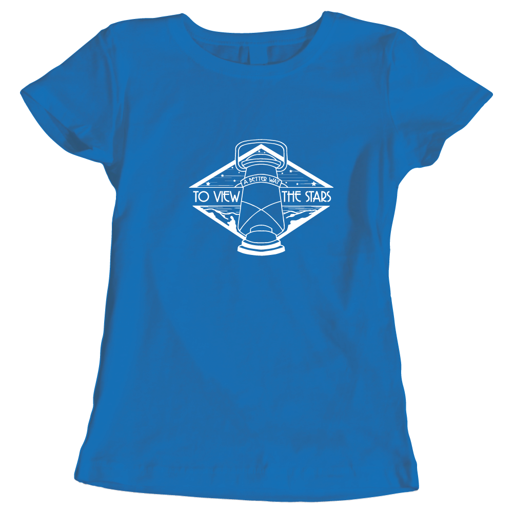 A Better Way to View the Stars Ladies' Camping T-Shirt