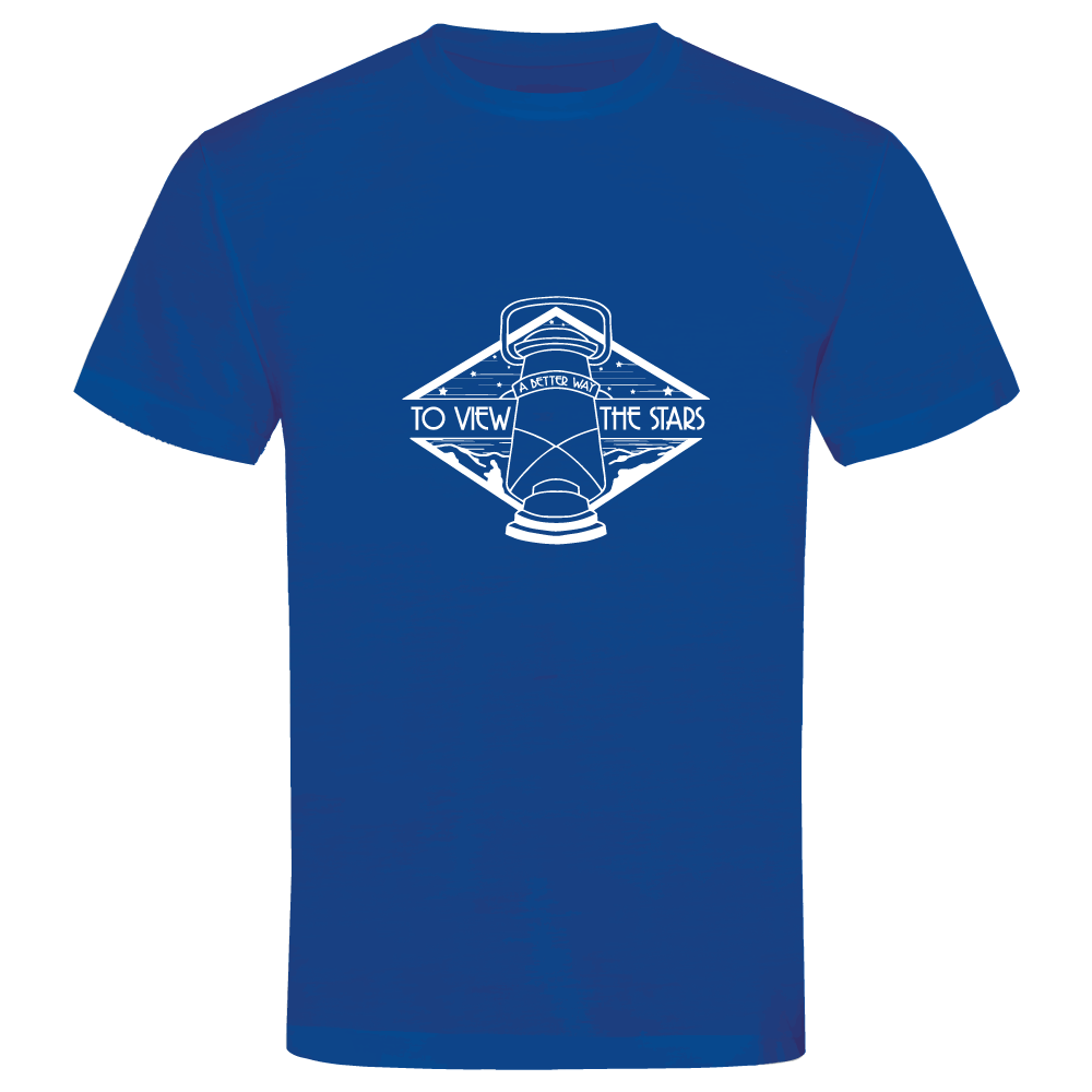 A Better Way To View The Stars camping t-shirt