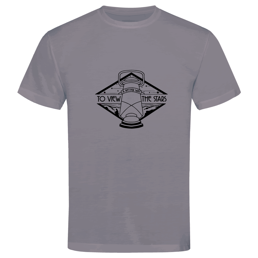 A Better Way To View The Stars camping t-shirt