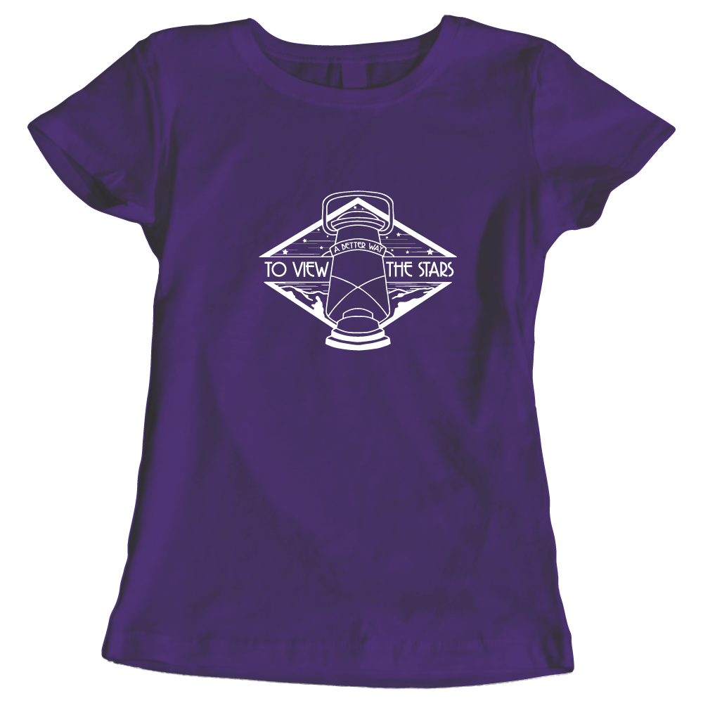 A Better Way to View the Stars Ladies' Camping T-Shirt