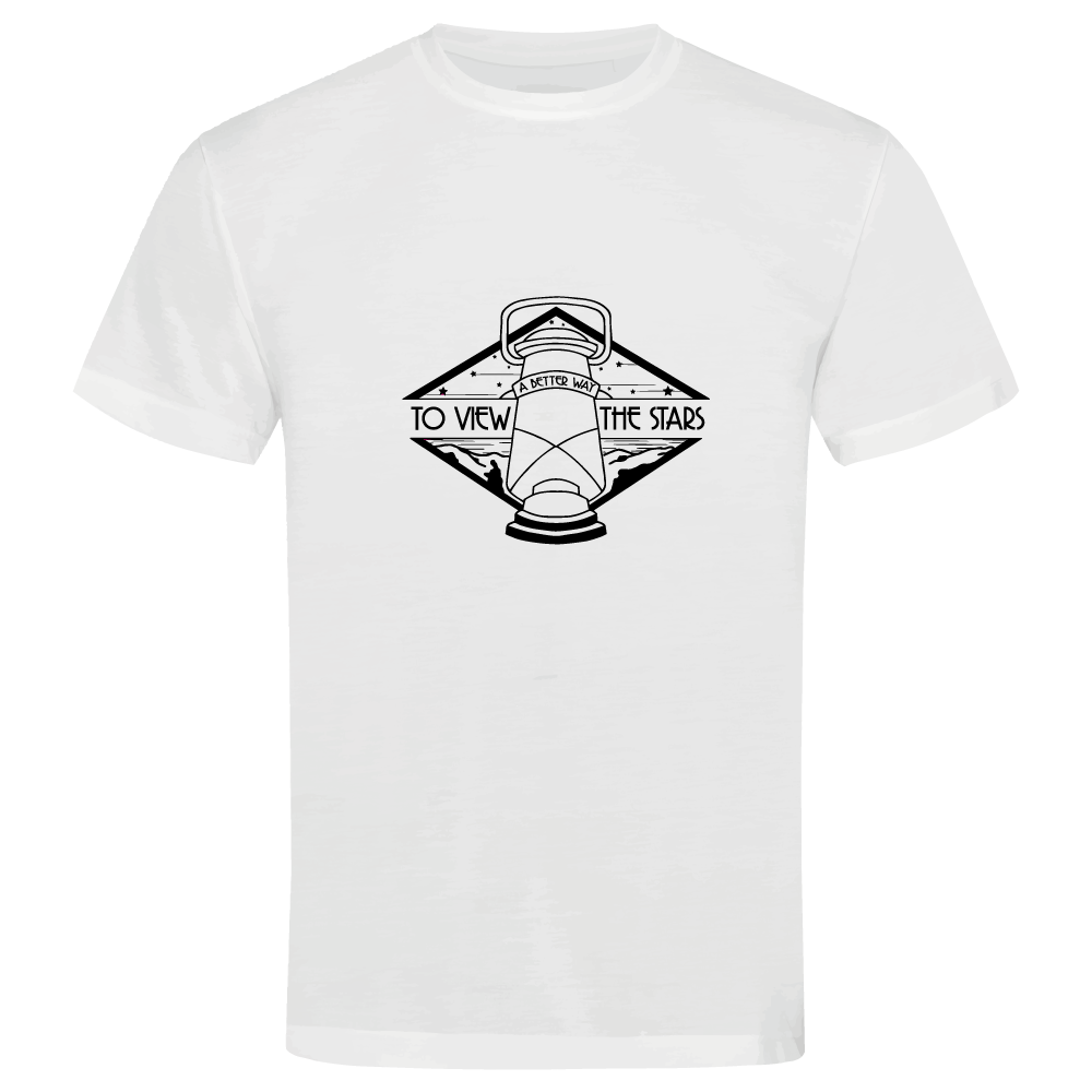 A Better Way To View The Stars camping t-shirt