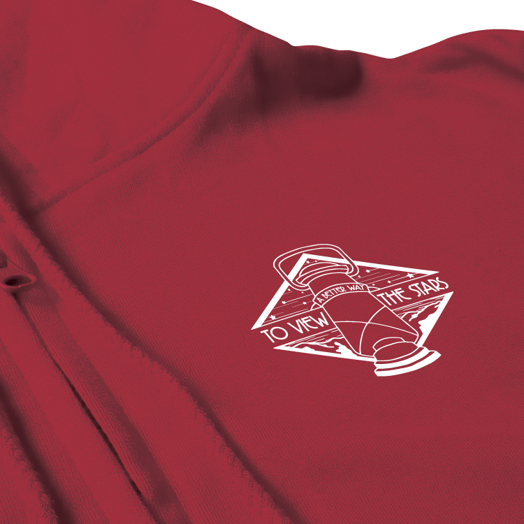 Camping Zip Hoodie UK | A Better Way to View the Stars | Stargazing Clothing