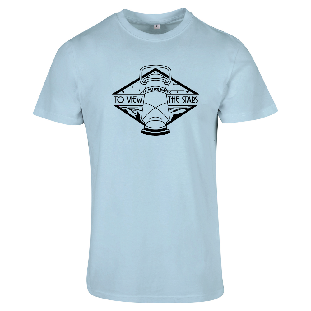 A Better Way To View The Stars camping t-shirt