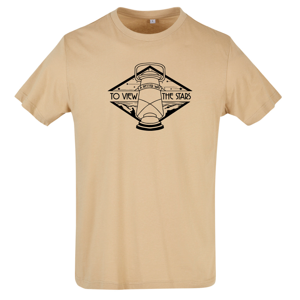 A Better Way To View The Stars camping t-shirt