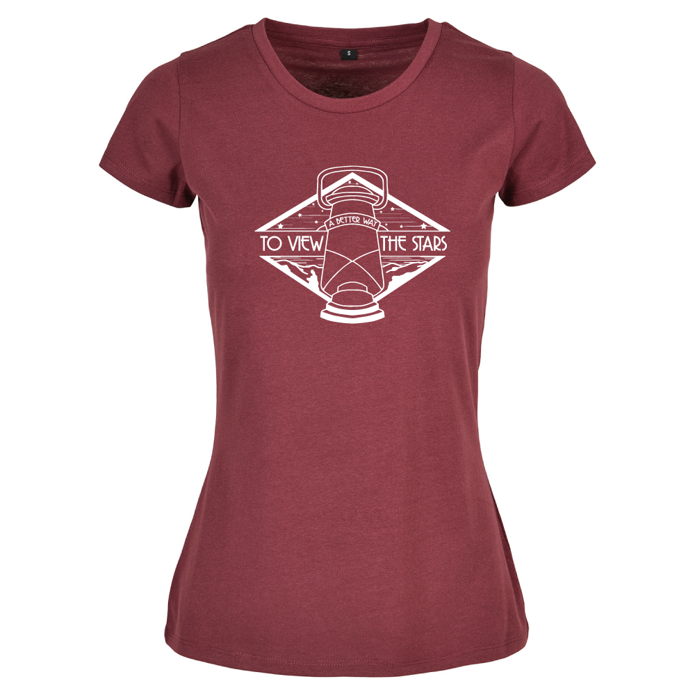 A Better Way to View the Stars Ladies' Camping T-Shirt