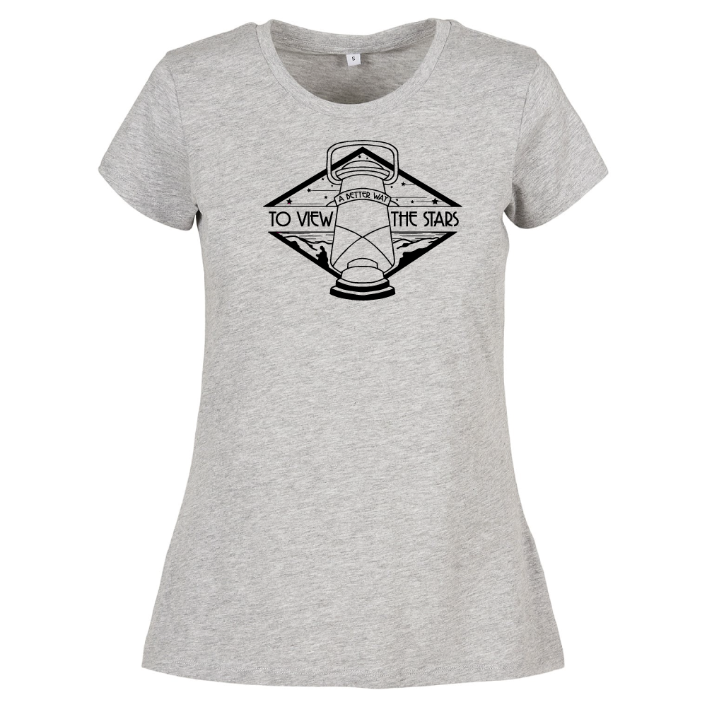 A Better Way to View the Stars Ladies' Camping T-Shirt