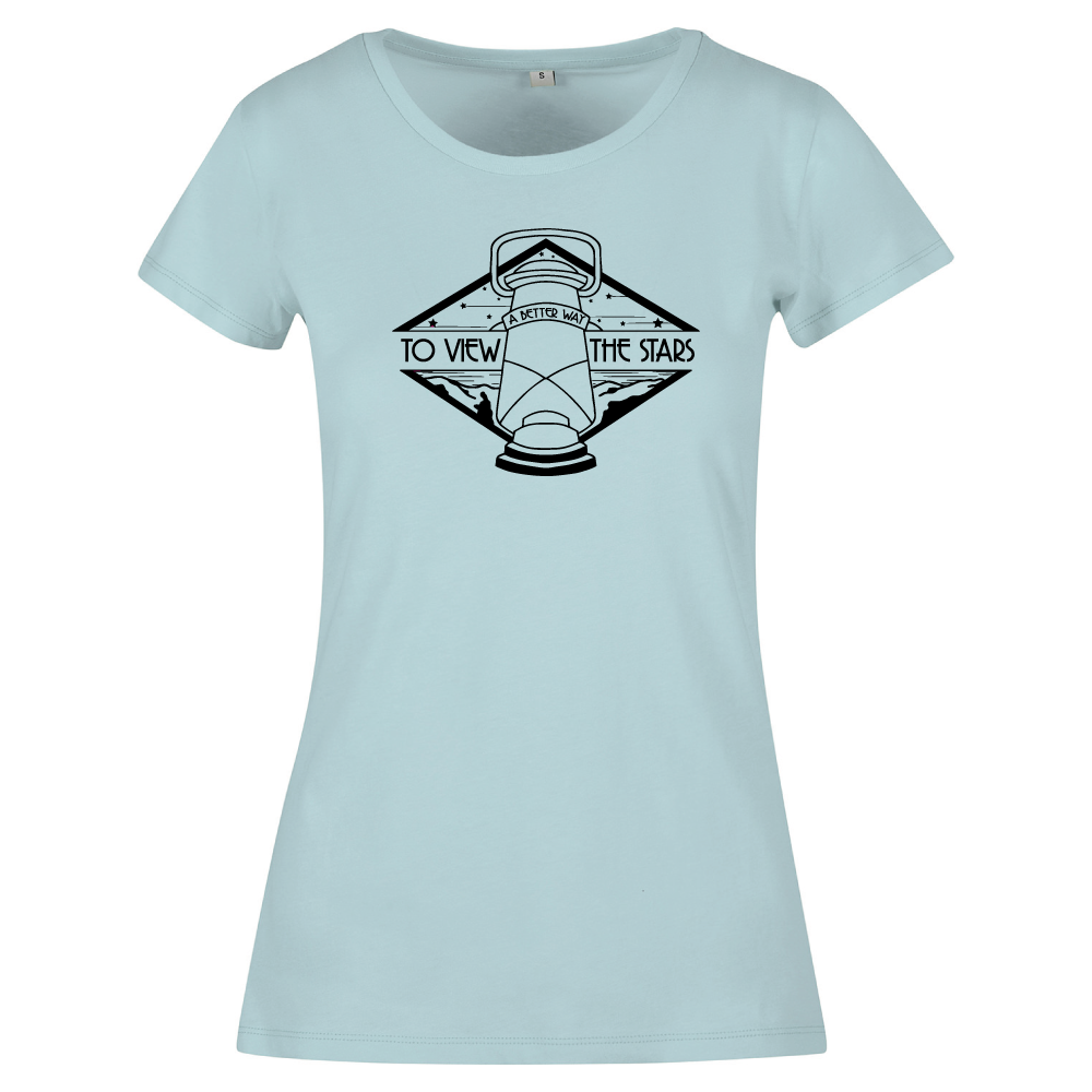 A Better Way to View the Stars Ladies' Camping T-Shirt