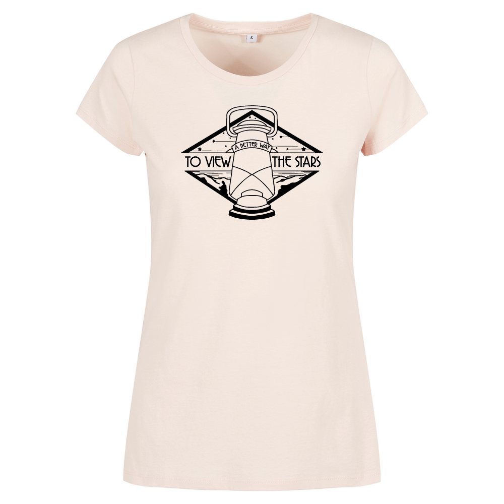 A Better Way to View the Stars Ladies' Camping T-Shirt