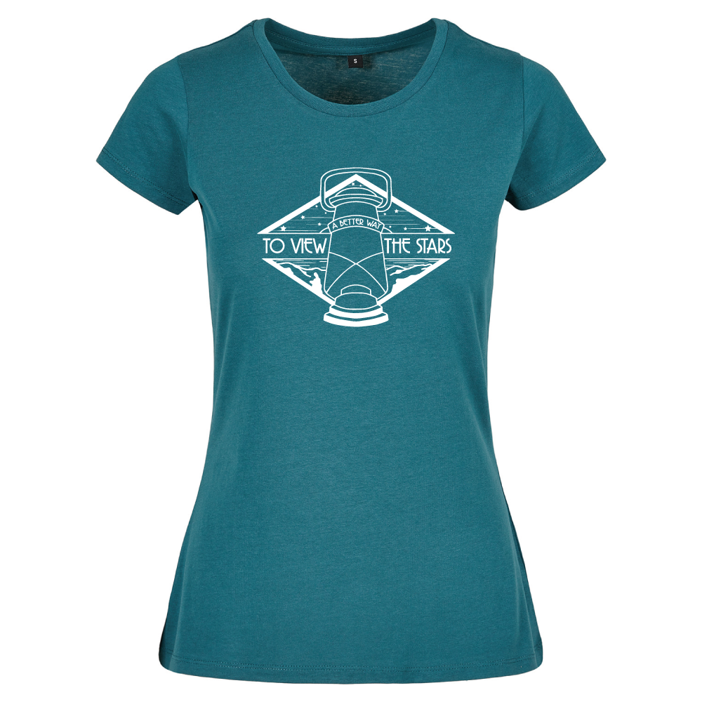 A Better Way to View the Stars Ladies' Camping T-Shirt