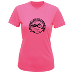 A Serious Case of Cabin Fever ladies camping t-shirt
