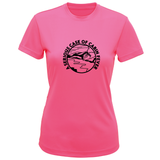 A Serious Case of Cabin Fever ladies camping t-shirt