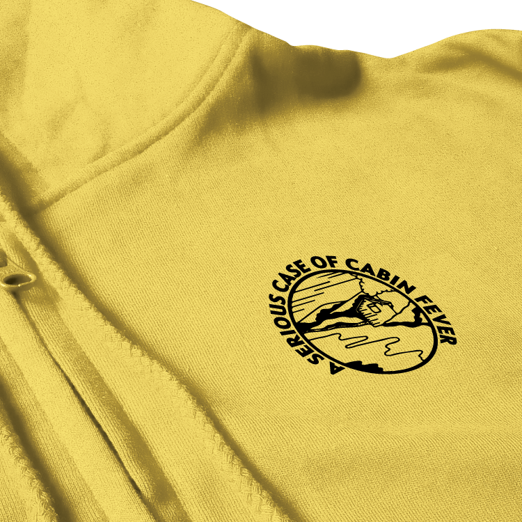 Camping Zip Hoodie UK | Cabin Fever | Outdoor Adventure Clothing