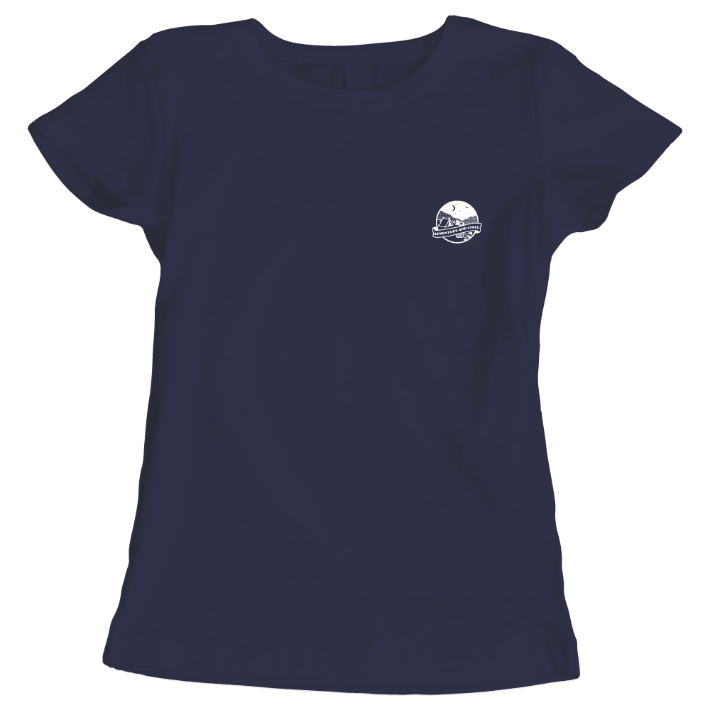 Adventure And Chill Ladies Camping T-Shirt