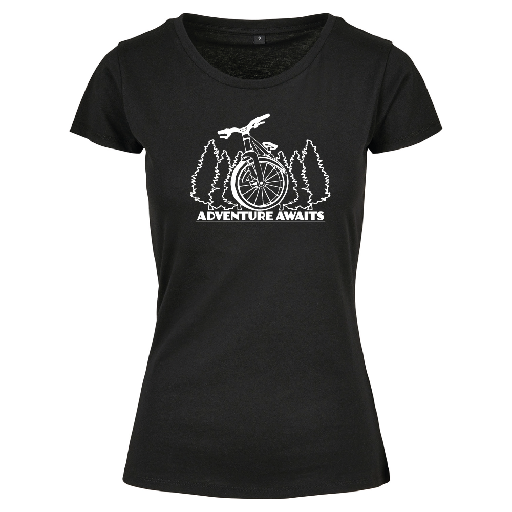 Adventure Awaits Ladies Cycling T-Shirt