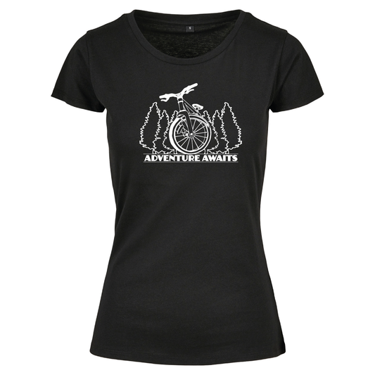 Adventure Awaits Ladies Cycling T-Shirt