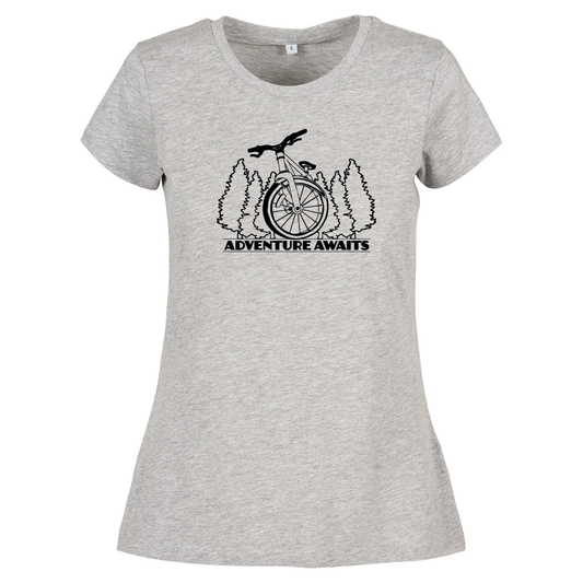 Adventure Awaits Ladies Cycling T-Shirt