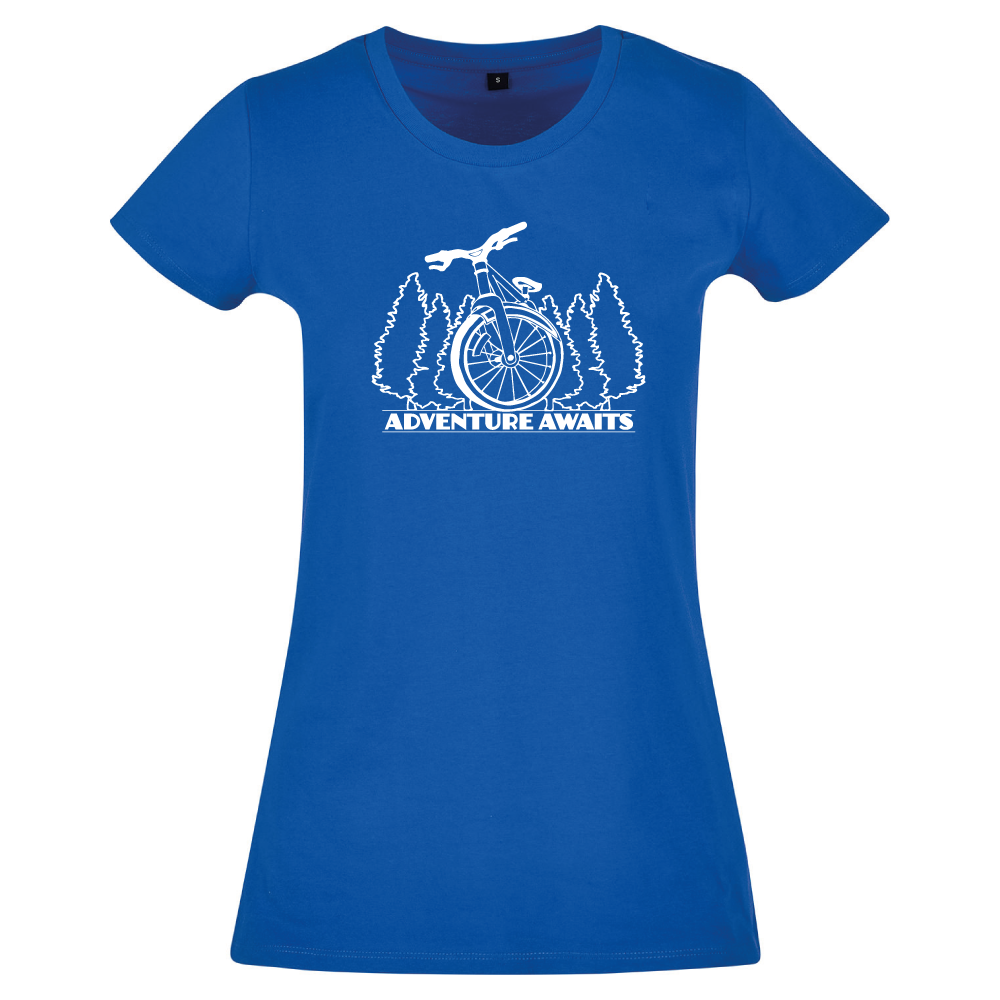 Adventure Awaits Ladies Cycling T-Shirt
