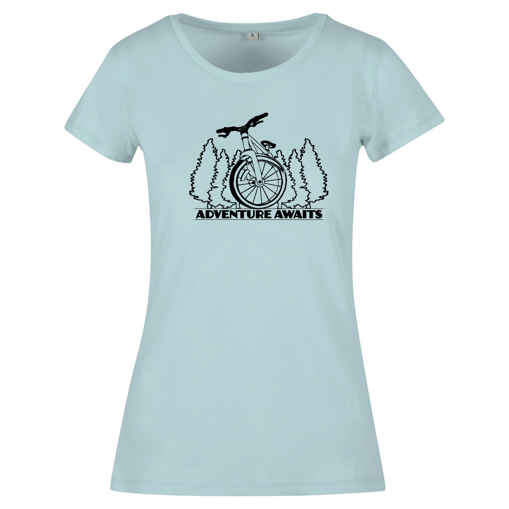 Adventure Awaits Ladies Cycling T-Shirt