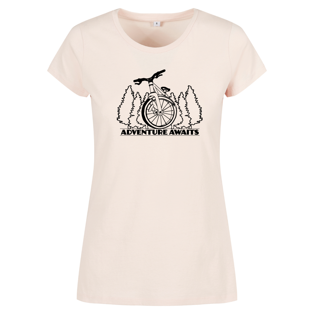 Adventure Awaits Ladies Cycling T-Shirt